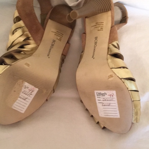 BCBGeneration Gold heels - Picture 5 of 9